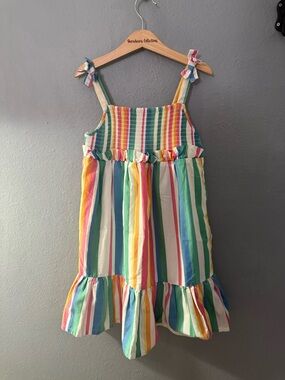 Tucker + Tate Multicolor Striped Tie-Shoulder Sundress